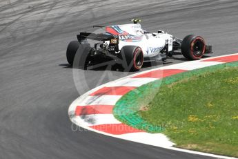 World © Octane Photographic Ltd. Formula 1 - Austria Grand Prix - Friday - Practice 2. Lance Stroll - Williams Martini Racing FW40. Red Bull Ring, Spielberg, Austria. Friday 7th July 2017. Digital Ref:1864LB1D0909
