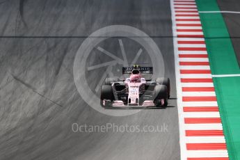 World © Octane Photographic Ltd. Formula 1 - Austria Grand Prix - Friday - Practice 2. Esteban Ocon - Sahara Force India VJM10. Red Bull Ring, Spielberg, Austria. Friday 7th July 2017. Digital Ref:1864LB1D1069