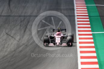 World © Octane Photographic Ltd. Formula 1 - Austria Grand Prix - Friday - Practice 2. Esteban Ocon - Sahara Force India VJM10. Red Bull Ring, Spielberg, Austria. Friday 7th July 2017. Digital Ref:1864LB1D1069