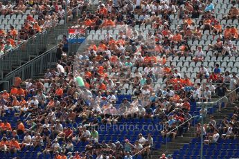 World © Octane Photographic Ltd. Formula 1 - Austria Grand Prix - Friday - Practice 2. Max Verstappen Fans. Red Bull Ring, Spielberg, Austria. Friday 7th July 2017. Digital Ref:1864LB1D1391