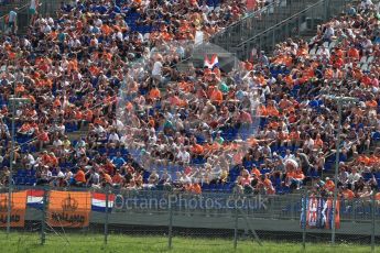 World © Octane Photographic Ltd. Formula 1 - Austria Grand Prix - Friday - Practice 2. Max Verstappen Fans. Red Bull Ring, Spielberg, Austria. Friday 7th July 2017. Digital Ref:1864LB1D1404
