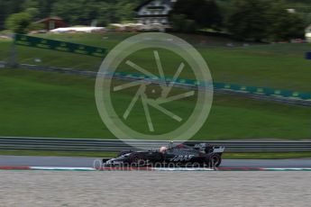 World © Octane Photographic Ltd. Formula 1 - Austria Grand Prix - Friday - Practice 2. Romain Grosjean - Haas F1 Team VF-17. Red Bull Ring, Spielberg, Austria. Friday 7th July 2017. Digital Ref:1864LB2D5401