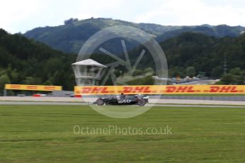 World © Octane Photographic Ltd. Formula 1 - Austria Grand Prix - Friday - Practice 2. Romain Grosjean - Haas F1 Team VF-17. Red Bull Ring, Spielberg, Austria. Friday 7th July 2017. Digital Ref:1864LB2D5494
