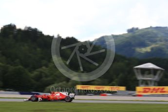 World © Octane Photographic Ltd. Formula 1 - Austria Grand Prix - Friday - Practice 2. Kimi Raikkonen - Scuderia Ferrari SF70H. Red Bull Ring, Spielberg, Austria. Friday 7th July 2017. Digital Ref:1864LB2D5544