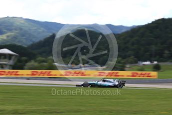 World © Octane Photographic Ltd. Formula 1 - Austria Grand Prix - Friday - Practice 2. Valtteri Bottas - Mercedes AMG Petronas F1 W08 EQ Energy+. Red Bull Ring, Spielberg, Austria. Friday 7th July 2017. Digital Ref:1864LB2D5614