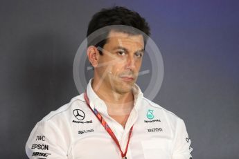 World © Octane Photographic Ltd. Formula 1 - Austria Grand Prix - FIA Team Press Conference, Part 1. Toto Wolff - Executive Director & Head of Mercedes-Benz Motorsport. Red Bull Ring, Spielberg, Austria. Friday 7th July 2017. Digital Ref: 1866LB1D1506