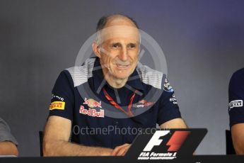 World © Octane Photographic Ltd. Formula 1 - Austria Grand Prix - FIA Team Press Conference, Part 2. Franz Tost – Team Principal of Scuderia Toro Rosso. Red Bull Ring, Spielberg, Austria. Friday 7th July 2017. Digital Ref: 1866LB1D1608