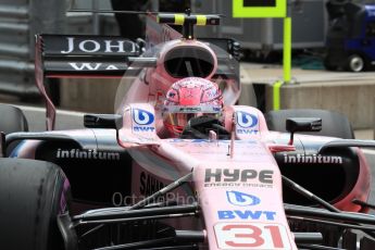 World © Octane Photographic Ltd. Formula 1 - Austria Grand Prix - Saturday - Practice 3. Esteban Ocon - Sahara Force India VJM10. Red Bull Ring, Spielberg, Austria. Saturday 8th July 2017. Digital Ref: 1868LB1D2363