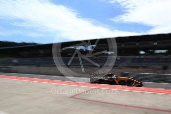 World © Octane Photographic Ltd. Formula 1 - Austria Grand Prix - Saturday - Practice 3. Jolyon Palmer - Renault Sport F1 Team R.S.17. Red Bull Ring, Spielberg, Austria. Saturday 8th July 2017. Digital Ref: 1868LB2D6334