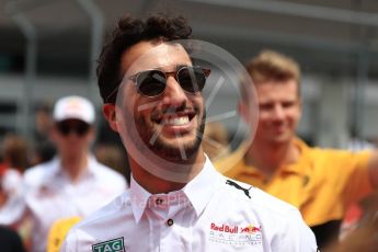 World © Octane Photographic Ltd. Formula 1 - Austria Grand Prix - Sunday - Drivers Parade. Daniel Ricciardo - Red Bull Racing RB13. Red Bull Ring, Spielberg, Austria. Sunday 9th July 2017. Digital Ref: 1874LB1D4421