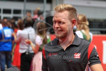 World © Octane Photographic Ltd. Formula 1 - Austria Grand Prix - Sunday - Drivers Parade. Kevin Magnussen - Haas F1 Team VF-17. Red Bull Ring, Spielberg, Austria. Sunday 9th July 2017. Digital Ref: 1874LB1D4439