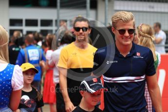 World © Octane Photographic Ltd. Formula 1 - Austria Grand Prix - Sunday - Drivers Parade. Marcus Ericsson – Sauber F1 Team C36. Red Bull Ring, Spielberg, Austria. Sunday 9th July 2017. Digital Ref: