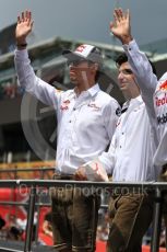 World © Octane Photographic Ltd. Formula 1 - Austria Grand Prix - Sunday - Drivers Parade. Daniil Kvyat and Carlos Sainz - Scuderia Toro Rosso STR12. Red Bull Ring, Spielberg, Austria. Sunday 9th July 2017. Digital Ref: 1874LB1D4519