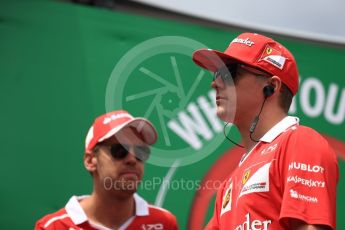 World © Octane Photographic Ltd. Formula 1 - Austria Grand Prix - Sunday - Drivers Parade. Kimi Raikkonen - Scuderia Ferrari SF70H. Red Bull Ring, Spielberg, Austria. Sunday 9th July 2017. Digital Ref: 1874LB1D4560