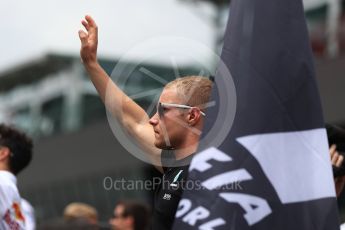 World © Octane Photographic Ltd. Formula 1 - Austria Grand Prix - Sunday - Drivers Parade. Grid Girls. Red Bull Ring, Spielberg, Austria. Sunday 9th July 2017. Digital Ref: 1874LB1D4587