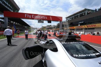 World © Octane Photographic Ltd. Formula 1 - Austria Grand Prix - Sunday - Grid. The view to Turn 1. Red Bull Ring, Spielberg, Austria. Sunday 9th July 2017. Digital Ref: 1874LB2D6592