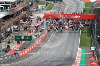 World © Octane Photographic Ltd. Formula 1 - Austria Grand Prix - Sunday - Race. The grid. Red Bull Ring, Spielberg, Austria. Sunday 9th July 2017. Digital Ref: 1875LB1D4711