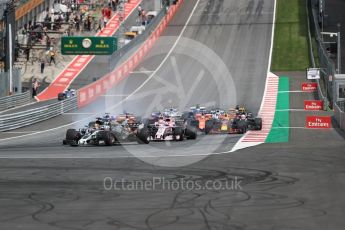 World © Octane Photographic Ltd. Formula 1 - Austria Grand Prix - Sunday - Race. Romain Grosjean - Haas F1 Team VF-17. Red Bull Ring, Spielberg, Austria. Sunday 9th July 2017. Digital Ref: 1875LB1D4834