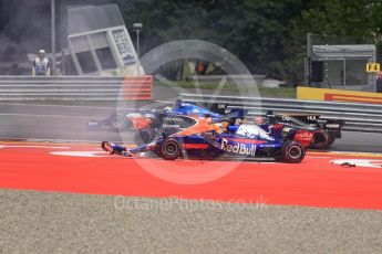 World © Octane Photographic Ltd. Formula 1 - Austria Grand Prix - Sunday - Race. Daniil Kvyat - Scuderia Toro Rosso STR12. Red Bull Ring, Spielberg, Austria. Sunday 9th July 2017. Digital Ref: 1875LB1D4881