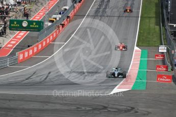 World © Octane Photographic Ltd. Formula 1 - Austria Grand Prix - Sunday - Race. Valtteri Bottas - Mercedes AMG Petronas F1 W08 EQ Energy+ leads race start. Red Bull Ring, Spielberg, Austria. Sunday 9th July 2017. Digital Ref: 1875LB1D4920