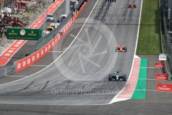 World © Octane Photographic Ltd. Formula 1 - Austria Grand Prix - Sunday - Race. Valtteri Bottas - Mercedes AMG Petronas F1 W08 EQ Energy+ leads race start. Red Bull Ring, Spielberg, Austria. Sunday 9th July 2017. Digital Ref: 1875LB1D4987