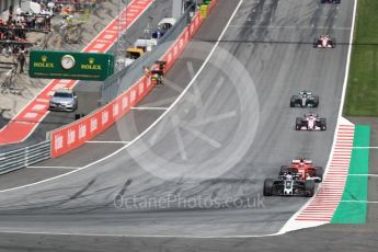 World © Octane Photographic Ltd. Formula 1 - Austria Grand Prix - Sunday - Race. Romain Grosjean - Haas F1 Team VF-17. Red Bull Ring, Spielberg, Austria. Sunday 9th July 2017. Digital Ref: 1875LB1D5014