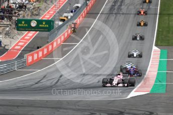 World © Octane Photographic Ltd. Formula 1 - Austria Grand Prix - Sunday - Race. Esteban Ocon - Sahara Force India VJM10. Red Bull Ring, Spielberg, Austria. Sunday 9th July 2017. Digital Ref: 1875LB1D5032