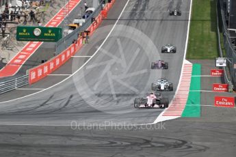 World © Octane Photographic Ltd. Formula 1 - Austria Grand Prix - Sunday - Race. Esteban Ocon - Sahara Force India VJM10. Red Bull Ring, Spielberg, Austria. Sunday 9th July 2017. Digital Ref: 1875LB1D5099