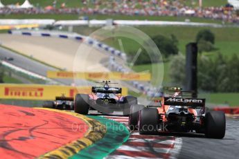 World © Octane Photographic Ltd. Formula 1 - Austria Grand Prix - Sunday - Race. Carlos Sainz - Scuderia Toro Rosso STR12. Red Bull Ring, Spielberg, Austria. Sunday 9th July 2017. Digital Ref: 1875LB1D5162