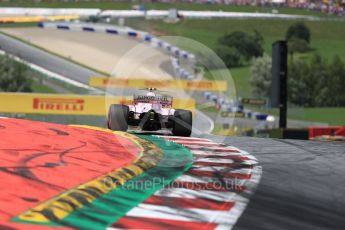 World © Octane Photographic Ltd. Formula 1 - Austria Grand Prix - Sunday - Race. Esteban Ocon - Sahara Force India VJM10. Red Bull Ring, Spielberg, Austria. Sunday 9th July 2017. Digital Ref: 1875LB1D5256