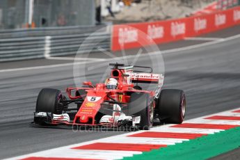 World © Octane Photographic Ltd. Formula 1 - Austria Grand Prix - Sunday - Race. Sebastian Vettel - Scuderia Ferrari SF70H. Red Bull Ring, Spielberg, Austria. Sunday 9th July 2017. Digital Ref: 1875LB1D5515