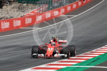 World © Octane Photographic Ltd. Formula 1 - Austria Grand Prix - Sunday - Race. Kimi Raikkonen - Scuderia Ferrari SF70H. Red Bull Ring, Spielberg, Austria. Sunday 9th July 2017. Digital Ref: 1875LB1D5538