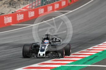 World © Octane Photographic Ltd. Formula 1 - Austria Grand Prix - Sunday - Race. Romain Grosjean - Haas F1 Team VF-17. Red Bull Ring, Spielberg, Austria. Sunday 9th July 2017. Digital Ref: 1875LB1D5554