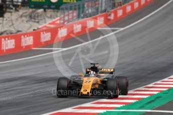 World © Octane Photographic Ltd. Formula 1 - Austria Grand Prix - Sunday - Race. Nico Hulkenberg - Renault Sport F1 Team R.S.17. Red Bull Ring, Spielberg, Austria. Sunday 9th July 2017. Digital Ref: 1875LB1D5593