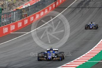 World © Octane Photographic Ltd. Formula 1 - Austria Grand Prix - Sunday - Race. Pascal Wehrlein – Sauber F1 Team C36. Red Bull Ring, Spielberg, Austria. Sunday 9th July 2017. Digital Ref: 1875LB1D5789