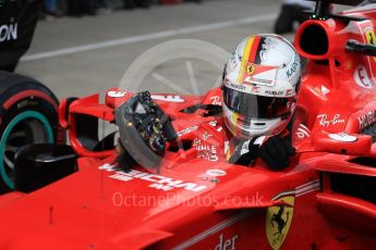 World © Octane Photographic Ltd. Formula 1 - Austria Grand Prix - Sunday - Race - Podium. Sebastian Vettel - Scuderia Ferrari SF70H. Red Bull Ring, Spielberg, Austria. Sunday 9th July 2017. Digital Ref: 1876LB1D5981