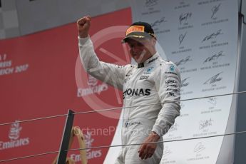 World © Octane Photographic Ltd. Formula 1 - Austria Grand Prix - Sunday - Race - Podium. Valtteri Bottas - Mercedes AMG Petronas F1 W08 EQ Energy+. Red Bull Ring, Spielberg, Austria. Sunday 9th July 2017. Digital Ref: 1876LB1D6121