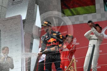 World © Octane Photographic Ltd. Formula 1 - Austria Grand Prix - Sunday - Race - Podium. Daniel Ricciardo - Red Bull Racing RB13. Red Bull Ring, Spielberg, Austria. Sunday 9th July 2017. Digital Ref: 1876LB1D6327
