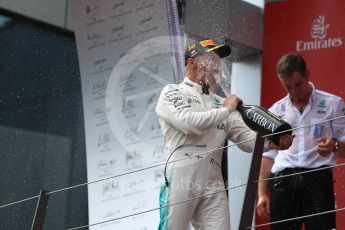 World © Octane Photographic Ltd. Formula 1 - Austria Grand Prix - Sunday - Race - Podium. Valtteri Bottas - Mercedes AMG Petronas F1 W08 EQ Energy+. Red Bull Ring, Spielberg, Austria. Sunday 9th July 2017. Digital Ref: 1876LB1D6426