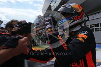 World © Octane Photographic Ltd. Formula 1 - Austria Grand Prix - Sunday - Race - Podium. Daniel Ricciardo - Red Bull Racing RB13. Red Bull Ring, Spielberg, Austria. Sunday 9th July 2017. Digital Ref: 1876LB2D6904