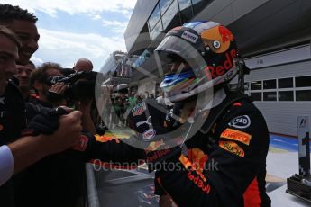 World © Octane Photographic Ltd. Formula 1 - Austria Grand Prix - Sunday - Race - Podium. Daniel Ricciardo - Red Bull Racing RB13. Red Bull Ring, Spielberg, Austria. Sunday 9th July 2017. Digital Ref: 1876LB2D6909
