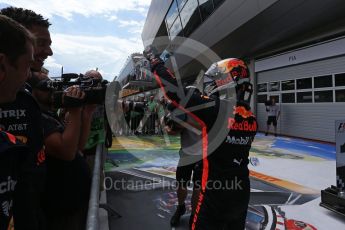 World © Octane Photographic Ltd. Formula 1 - Austria Grand Prix - Sunday - Race - Podium. Daniel Ricciardo - Red Bull Racing RB13. Red Bull Ring, Spielberg, Austria. Sunday 9th July 2017. Digital Ref: 1876LB2D6921