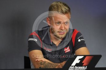 World © Octane Photographic Ltd. Formula 1 - Austria Grand Prix - Thursday - FIA Drivers Press Conference, Part 1. Kevin Magnussen - Haas F1 Team. Red Bull Ring, Spielberg, Austria. Thursday 6th July 2017. Digital Ref: 1860LB1D9581