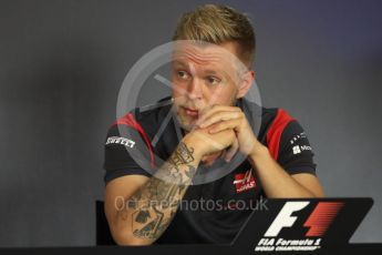 World © Octane Photographic Ltd. Formula 1 - Austria Grand Prix - Thursday - FIA Drivers Press Conference, Part 1. Kevin Magnussen - Haas F1 Team. Red Bull Ring, Spielberg, Austria. Thursday 6th July 2017. Digital Ref: 1860LB1D9594