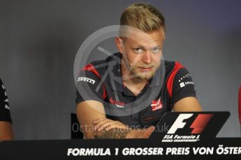 World © Octane Photographic Ltd. Formula 1 - Austria Grand Prix - Thursday - FIA Drivers Press Conference, Part 1. Kevin Magnussen - Haas F1 Team. Red Bull Ring, Spielberg, Austria. Thursday 6th July 2017. Digital Ref: 1860LB1D9619