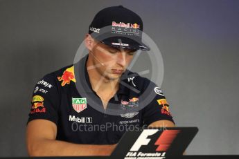 World © Octane Photographic Ltd. Formula 1 - Austria Grand Prix - Thursday - FIA Drivers Press Conference, Part 2. Max Verstappen - Red Bull Racing. Red Bull Ring, Spielberg, Austria. Thursday 6th July 2017. Digital Ref: 1860LB1D9635