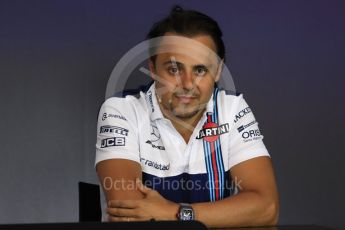 World © Octane Photographic Ltd. Formula 1 - Austria Grand Prix - Thursday - FIA Drivers Press Conference, Part 2. Felipe Massa - Williams Martini Racing. Red Bull Ring, Spielberg, Austria. Thursday 6th July 2017. Digital Ref: 1860LB1D9643