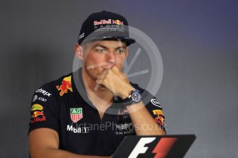 World © Octane Photographic Ltd. Formula 1 - Austria Grand Prix - Thursday - FIA Drivers Press Conference, Part 2. Max Verstappen - Red Bull Racing. Red Bull Ring, Spielberg, Austria. Thursday 6th July 2017. Digital Ref: 1860LB1D9651