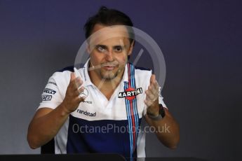World © Octane Photographic Ltd. Formula 1 - Austria Grand Prix - Thursday - FIA Drivers Press Conference, Part 2. Felipe Massa - Williams Martini Racing. Red Bull Ring, Spielberg, Austria. Thursday 6th July 2017. Digital Ref: 1860LB1D9676