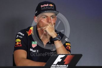 World © Octane Photographic Ltd. Formula 1 - Austria Grand Prix - Thursday - FIA Drivers Press Conference, Part 2. Max Verstappen - Red Bull Racing. Red Bull Ring, Spielberg, Austria. Thursday 6th July 2017. Digital Ref: 1860LB1D9683